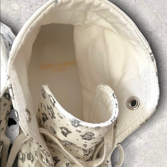 **SOLD** Saint Laurent Robot High Top Sneakers - Picture 7 of 10